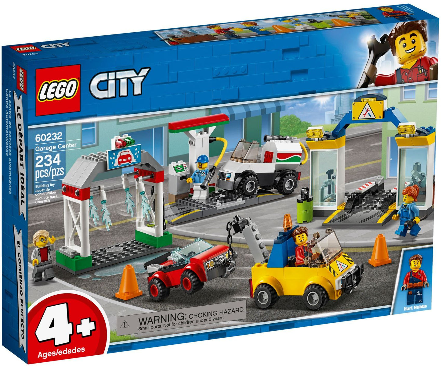 LEGO 60232 City Garage Center Playset - Car Wash & Gas Station