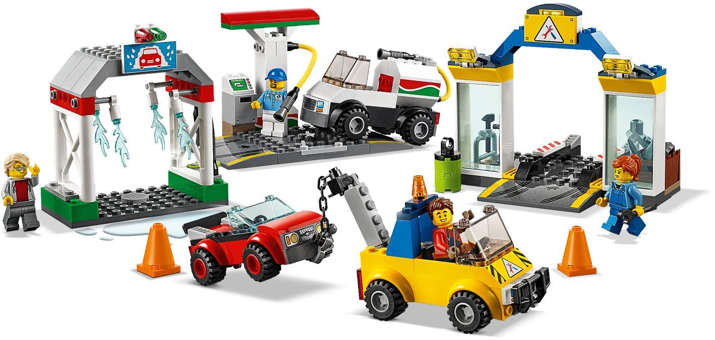 LEGO 60232 City Garage Center Playset - Car Wash & Gas Station