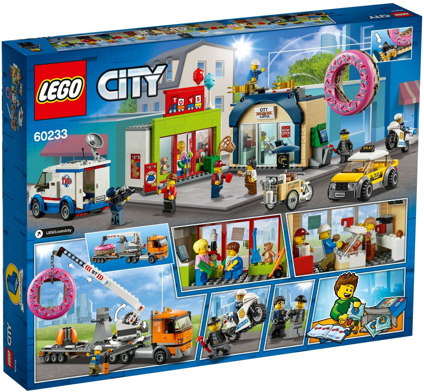 LEGO 60233 City Donut shop opening- Auzzi Store