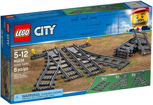LEGO 60238 City Train Switch Tracks- Auzzi Store