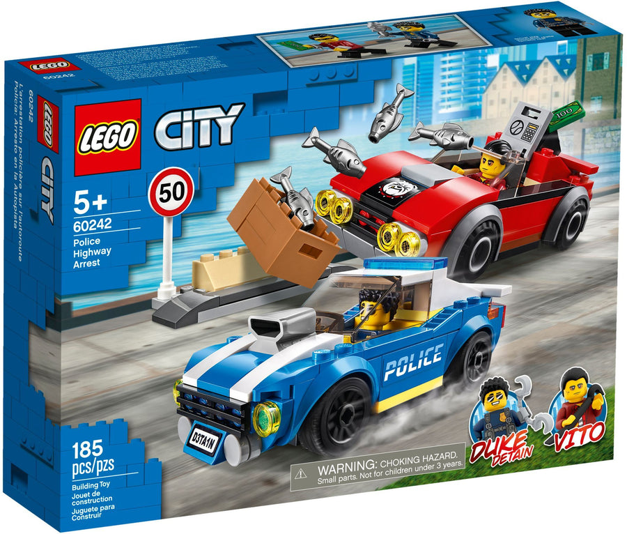 LEGO 60242 Police Car Chase - Duke DeTain vs. Vito - SuperSaverAU - view 1