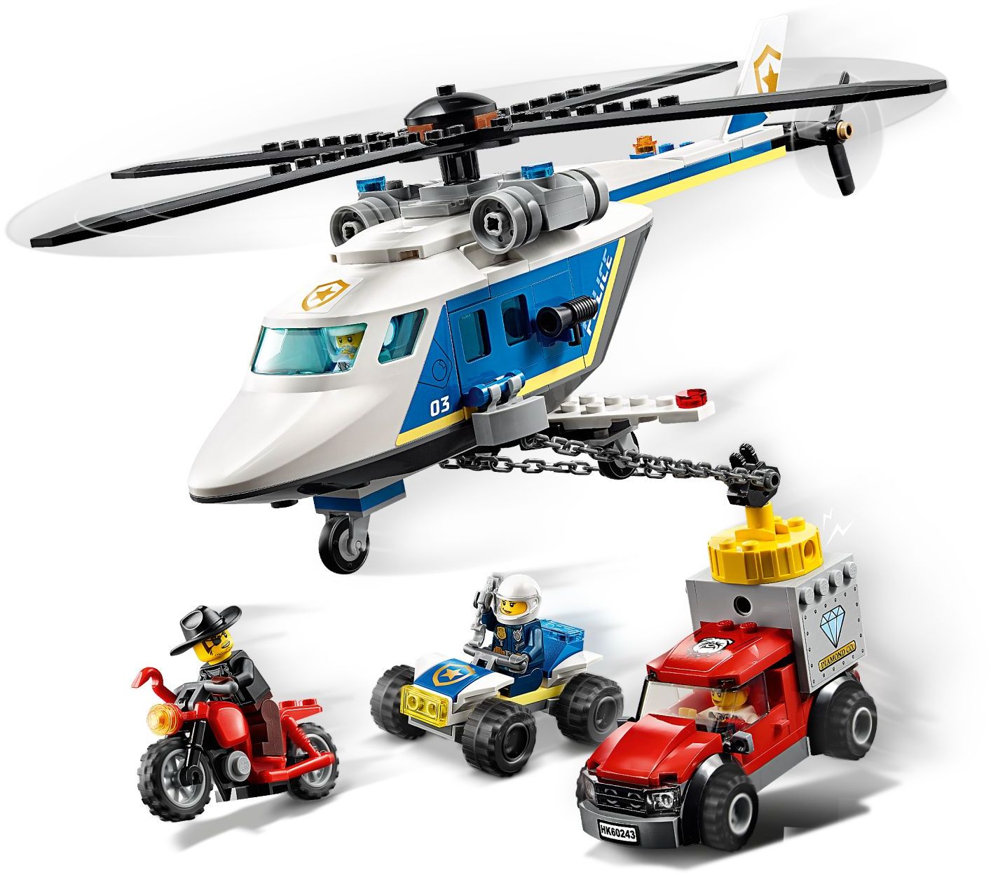 LEGO 60243 Police Helicopter Chase: Magnet Crook Capture