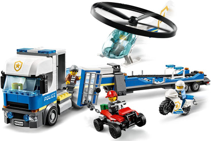 LEGO 60244 Police Helicopter Transport Truck & ATV Playset