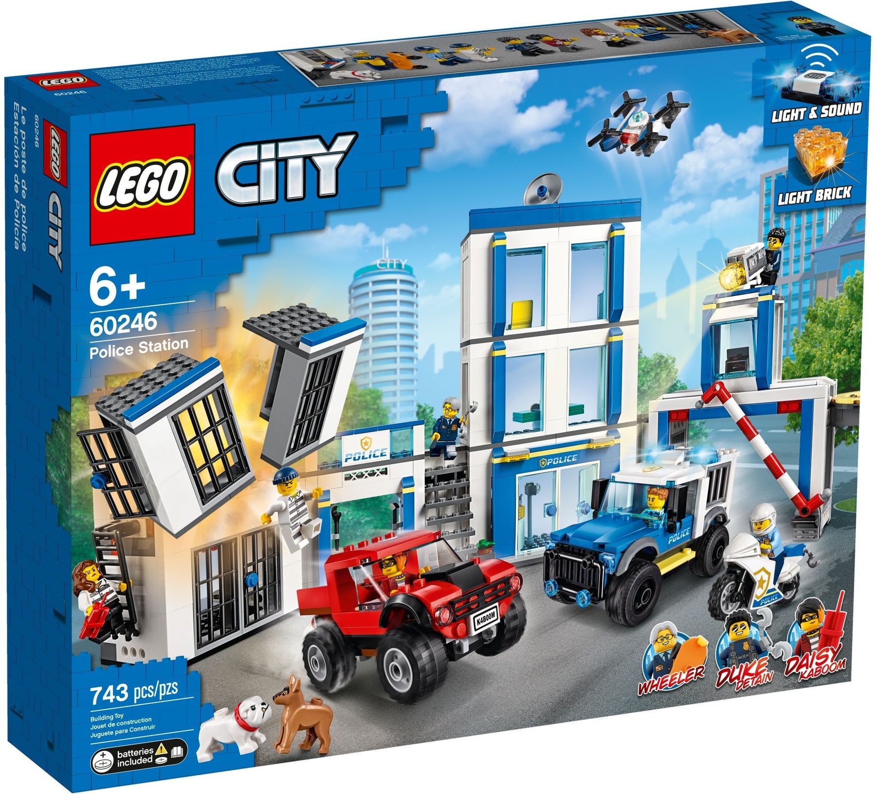 LEGO 60246 Police Station: Jailbreak, Chase, & Catch Crooks! - SuperSaverAU - view 1