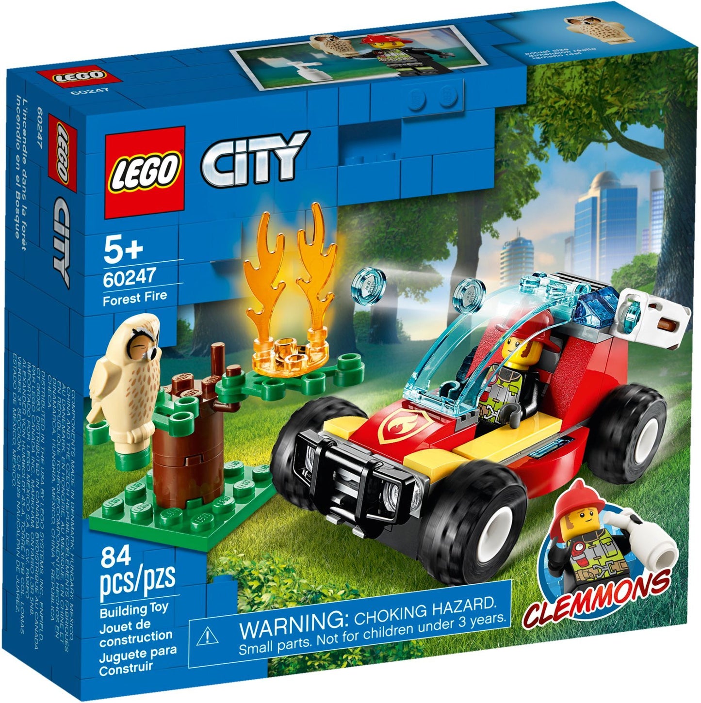 LEGO 60247 Forest Fire Rescue: Firefighter Buggy & Owl Save