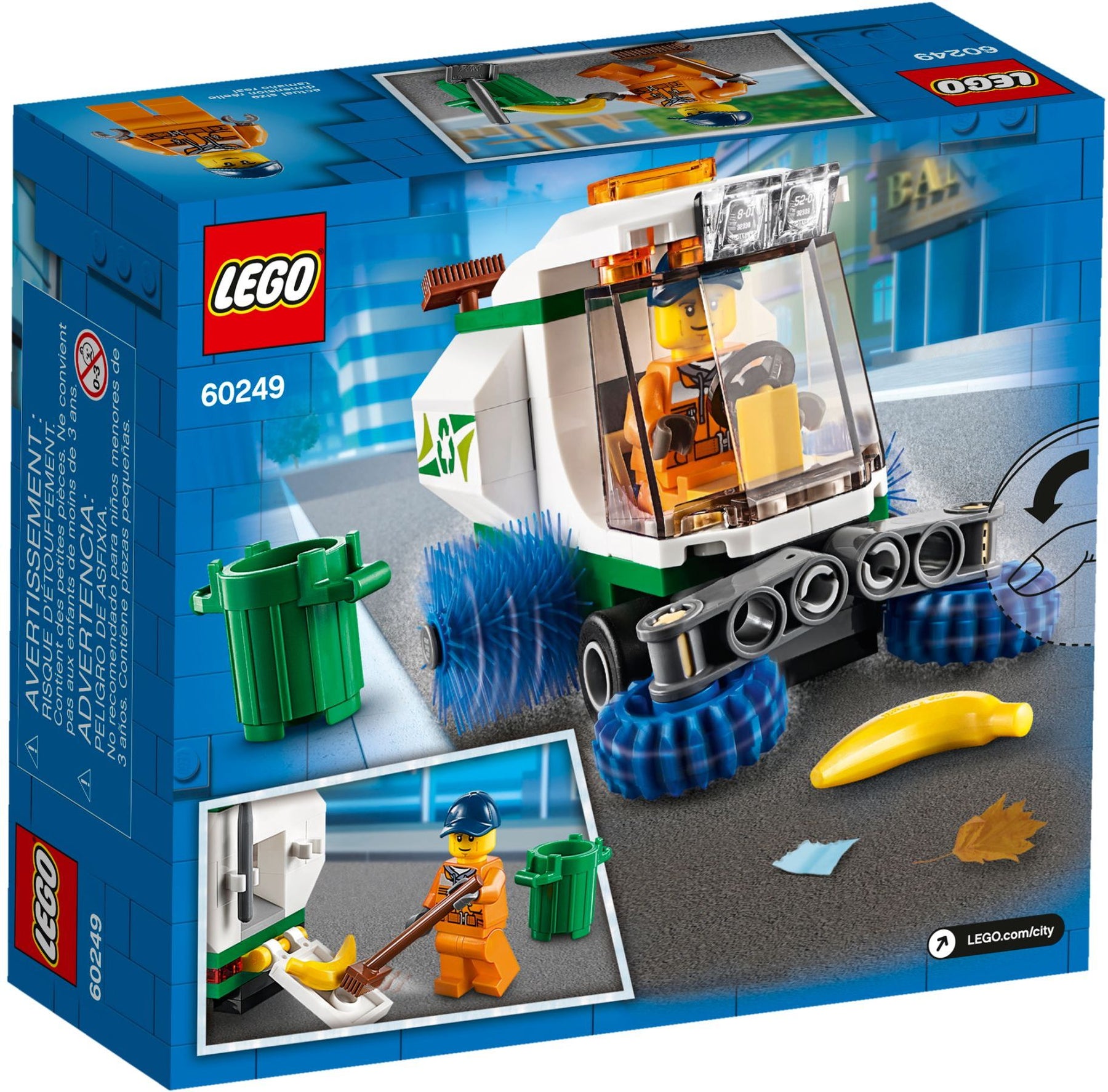 LEGO 60249 City Street Sweeper Truck Toy Building Set - SuperSaverAU - view 4