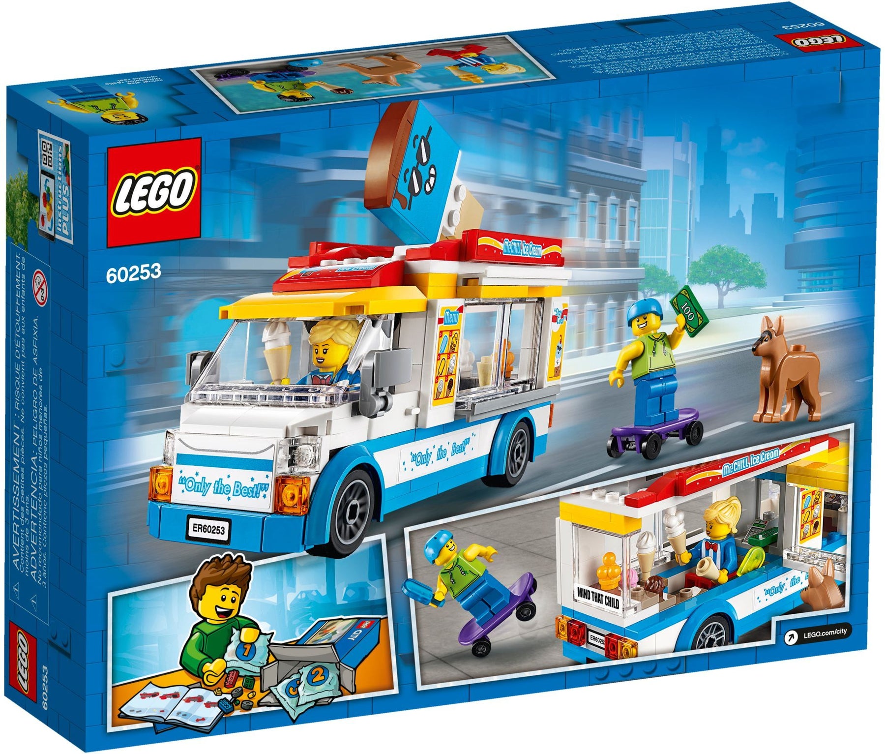LEGO 60253 City Great Vehicles Ice-Cream Truck Toy - SuperSaverAU - view 4