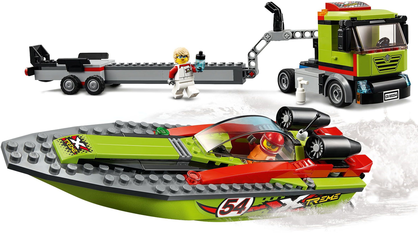 Lego City 60254 Race Boat Transporter- Auzzi Store