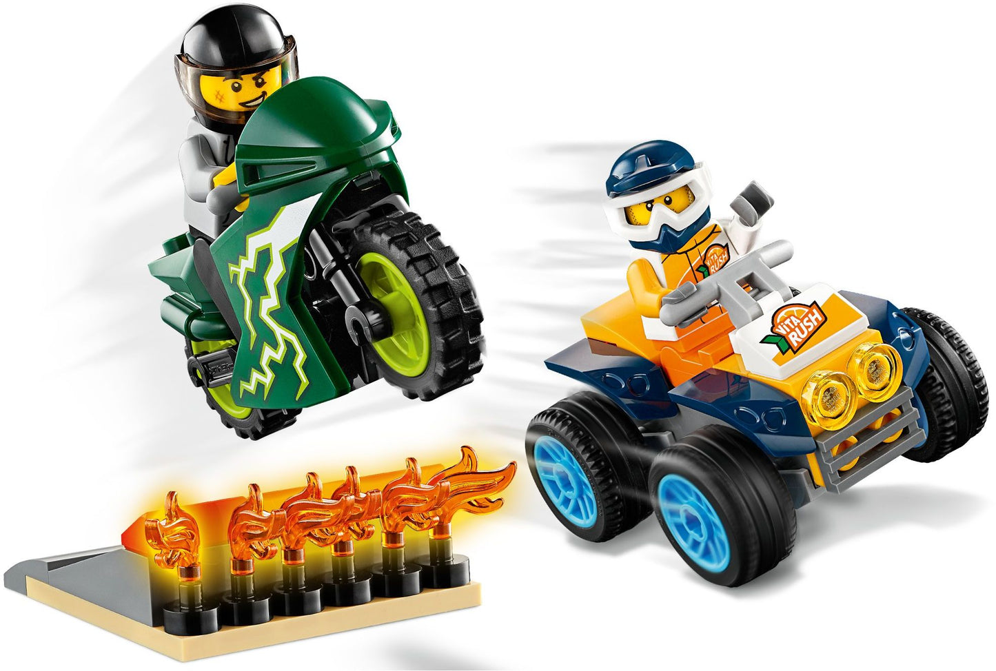 LEGO 60255 Stunt Team ATV & Motorcycle Toy Set