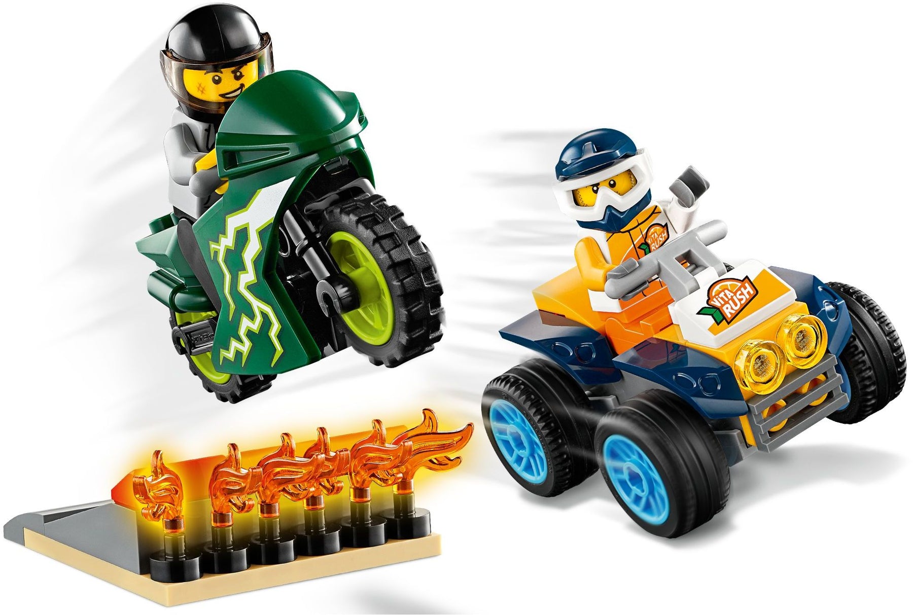 LEGO 60255 Stunt Team ATV & Motorcycle Toy Set - SuperSaverAU - view 3