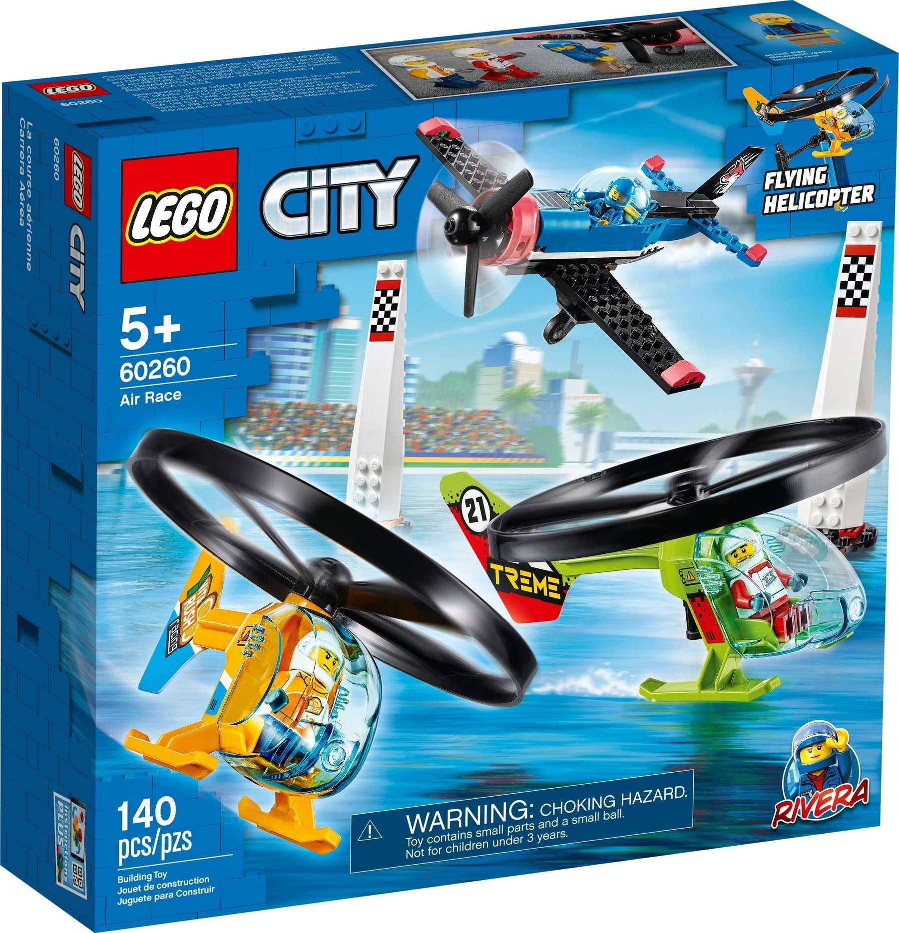 LEGO 60260 Air Race: Toy Helicopters & Stunt Plane - SuperSaverAU - view 1