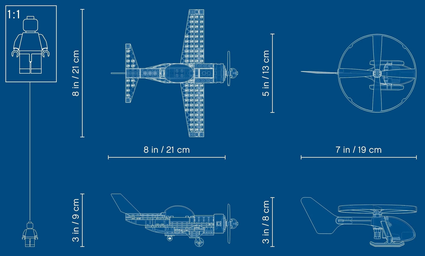 LEGO 60260 Air Race: Toy Helicopters & Stunt Plane