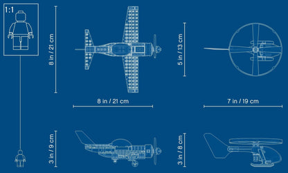 LEGO 60260 Air Race: Toy Helicopters & Stunt Plane
