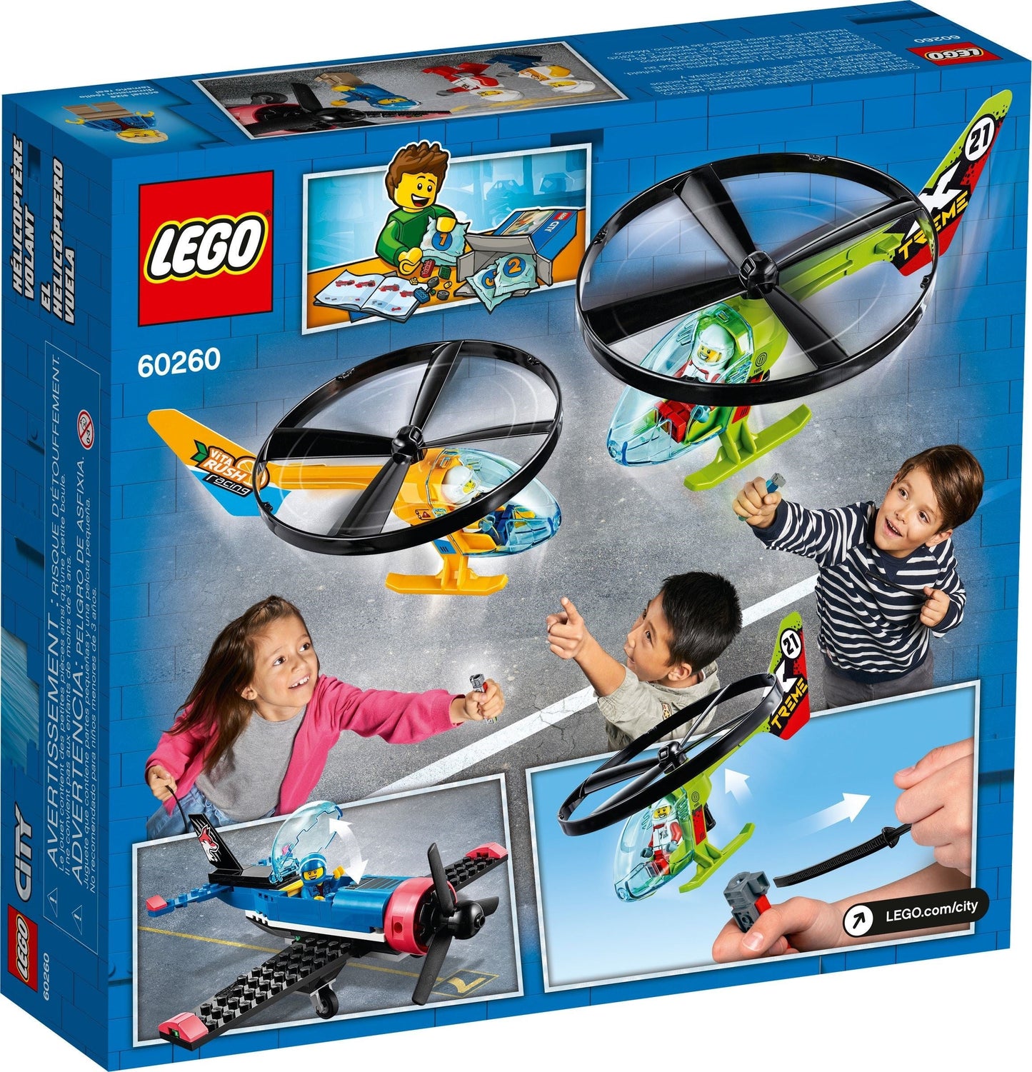 LEGO 60260 Air Race: Toy Helicopters & Stunt Plane
