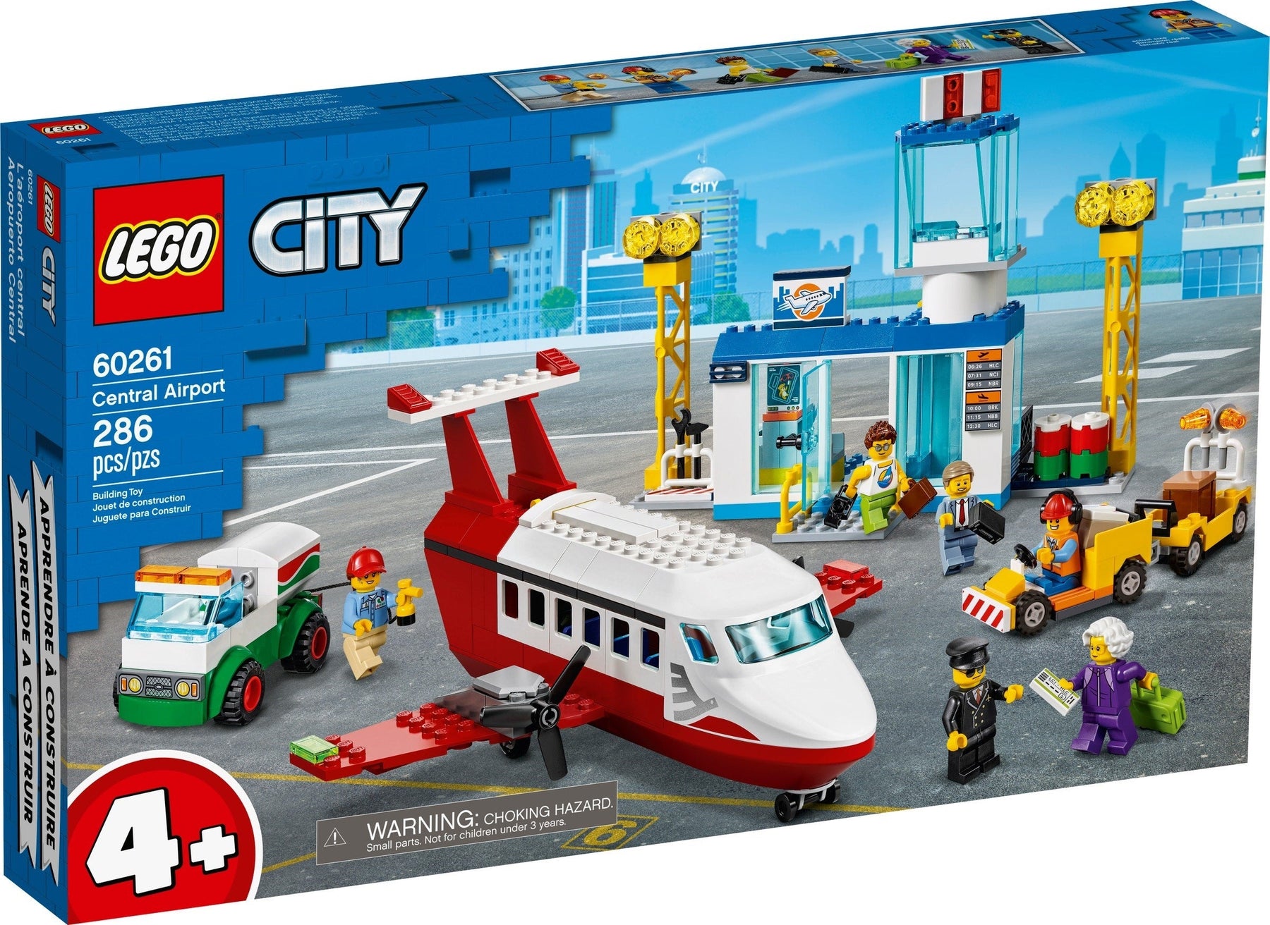 LEGO 60261 City Central Airport - Plane, Minifigures & Terminal - SuperSaverAU - view 1