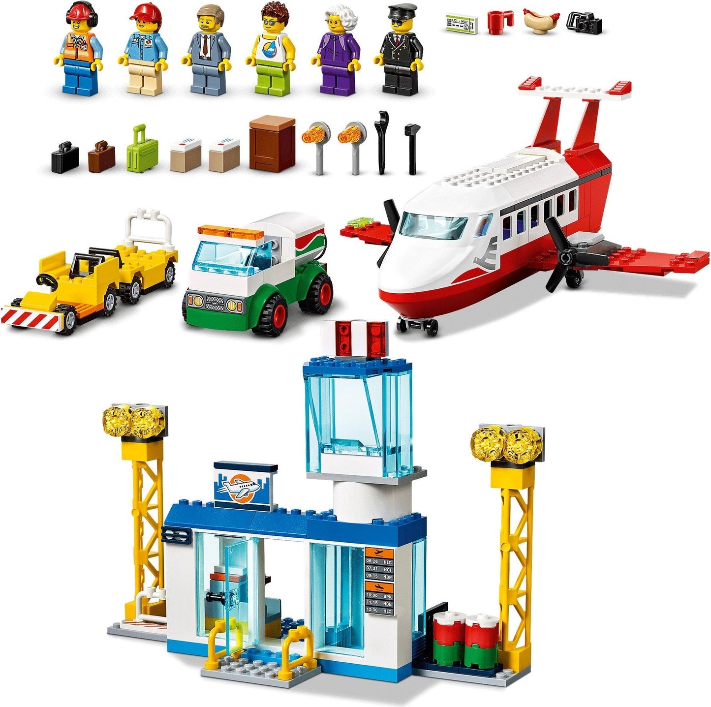 LEGO 60261 City Central Airport - Plane, Minifigures & Terminal