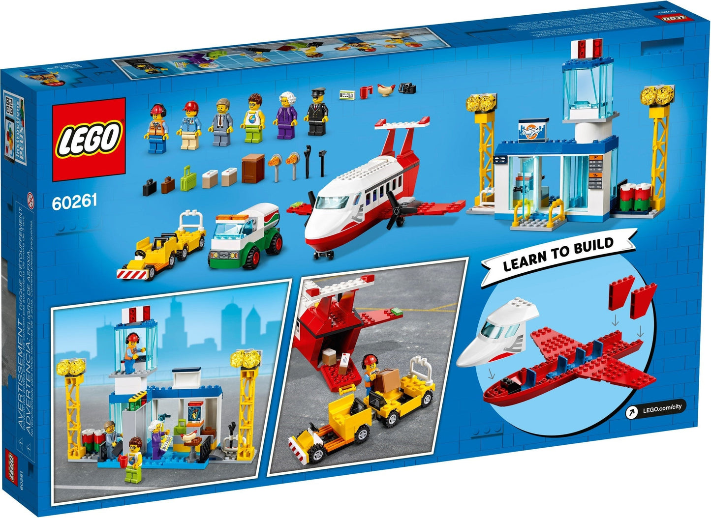 LEGO 60261 City Central Airport - Plane, Minifigures & Terminal