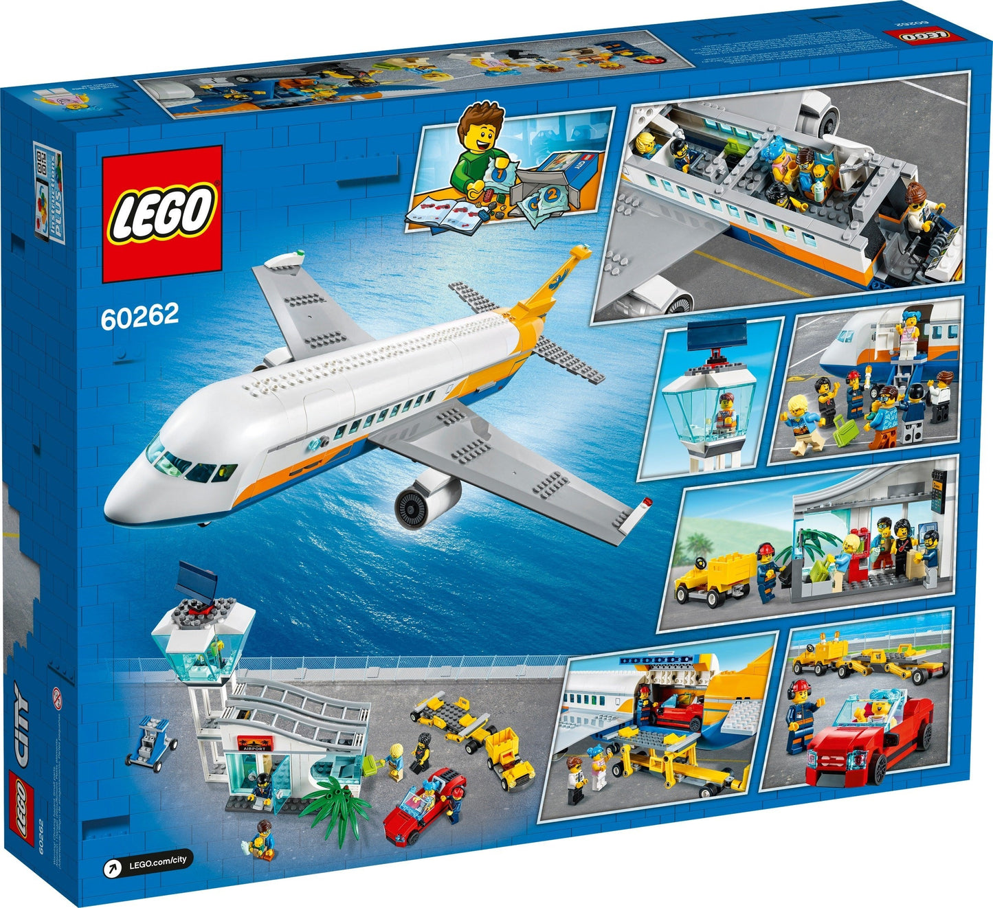 LEGO 60262 City Passenger Airplane: Airport Playset