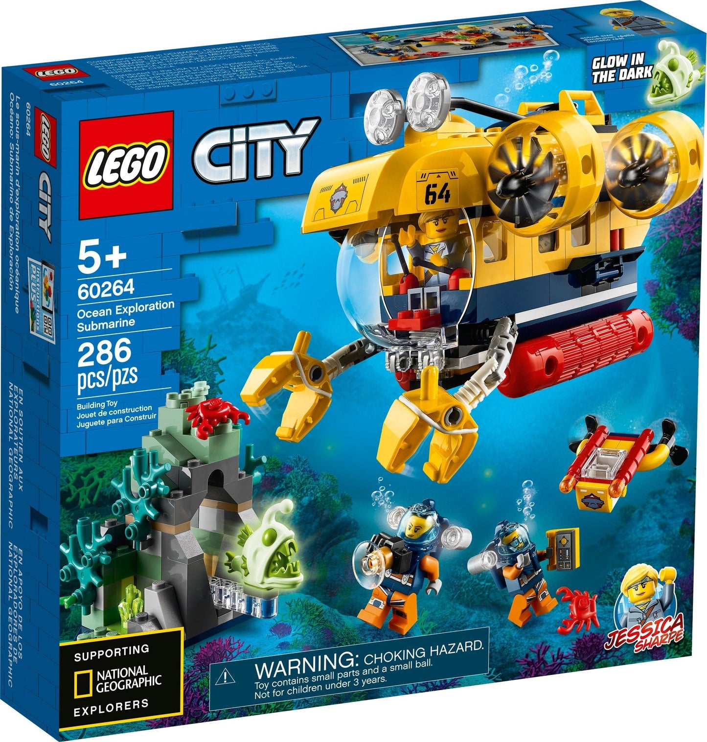 LEGO 60264 City Series Ocean Exploration Submarine- Auzzi Store