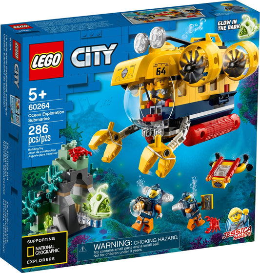 LEGO 60264 City Series Ocean Exploration Submarine- Auzzi Store