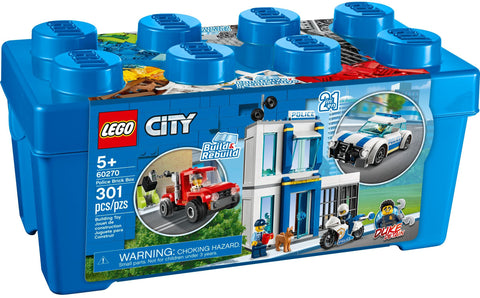 LEGO 60270 Police Brick Box: Crook-Catching Fun! - SuperSaverAU - view 1
