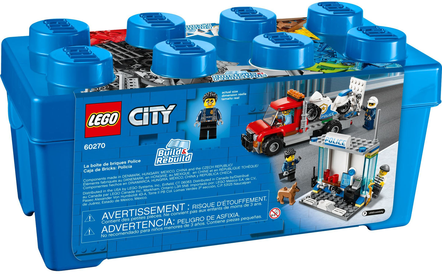 LEGO 60270 Police Brick Box: Crook-Catching Fun!