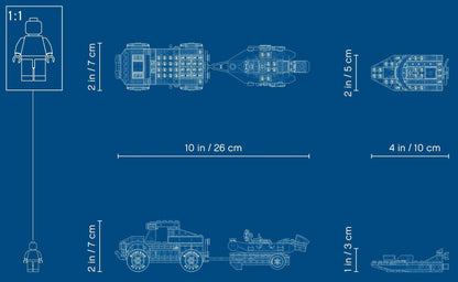 LEGO 60272 Police Boat Transport: Duke DeTain vs. Clara the Criminal
