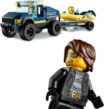 LEGO 60272 Police Boat Transport: Duke DeTain vs. Clara the Criminal