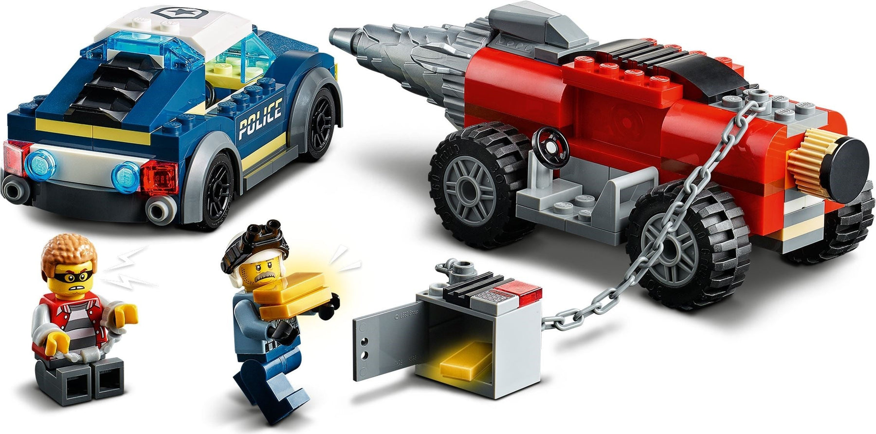 Lego City 60273 Elite Police Driller Chase- Auzzi Store