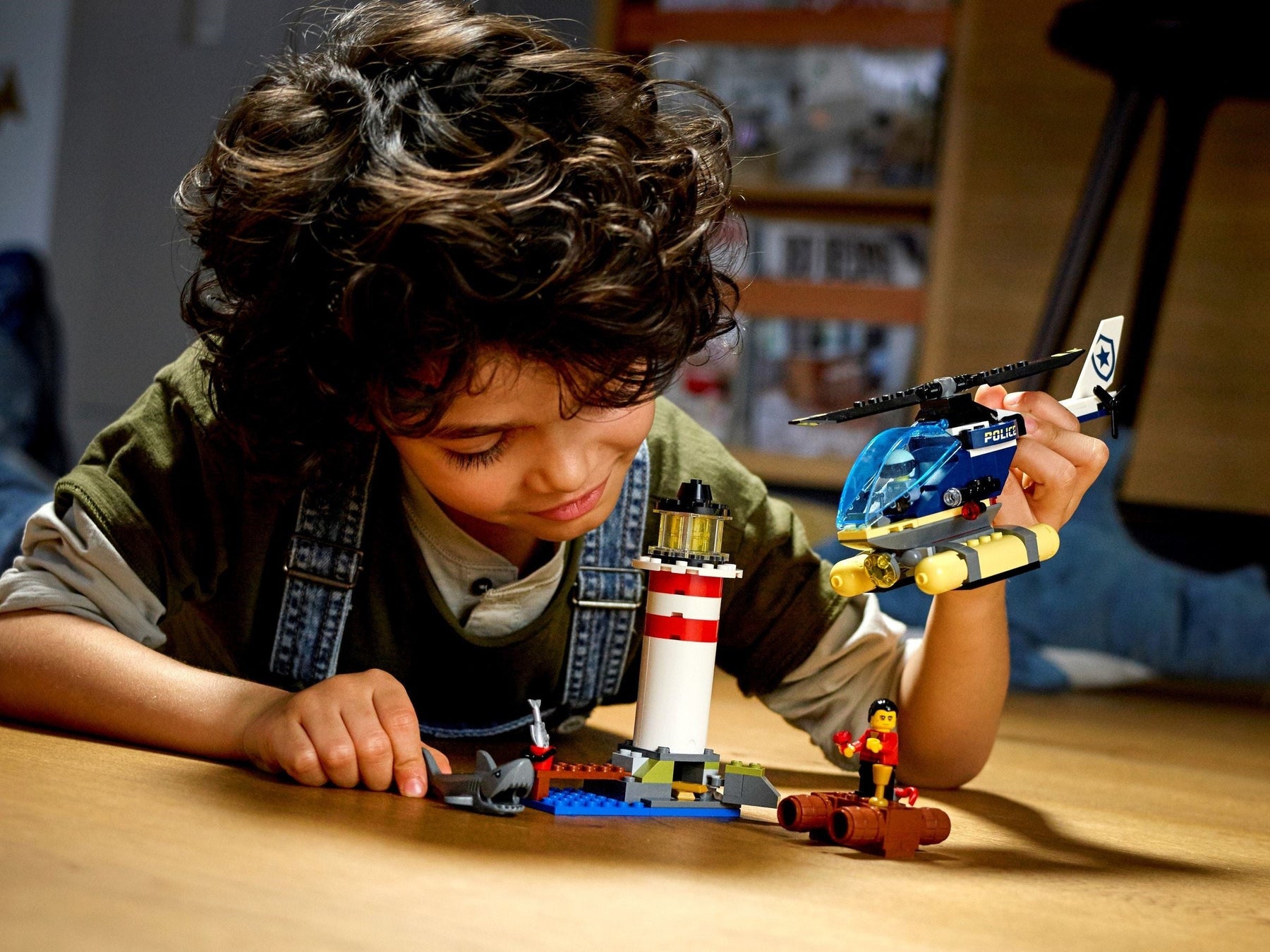 LEGO 60274 Police Lighthouse Capture: Helicopter & Crook Chase - SuperSaverAU - view 2