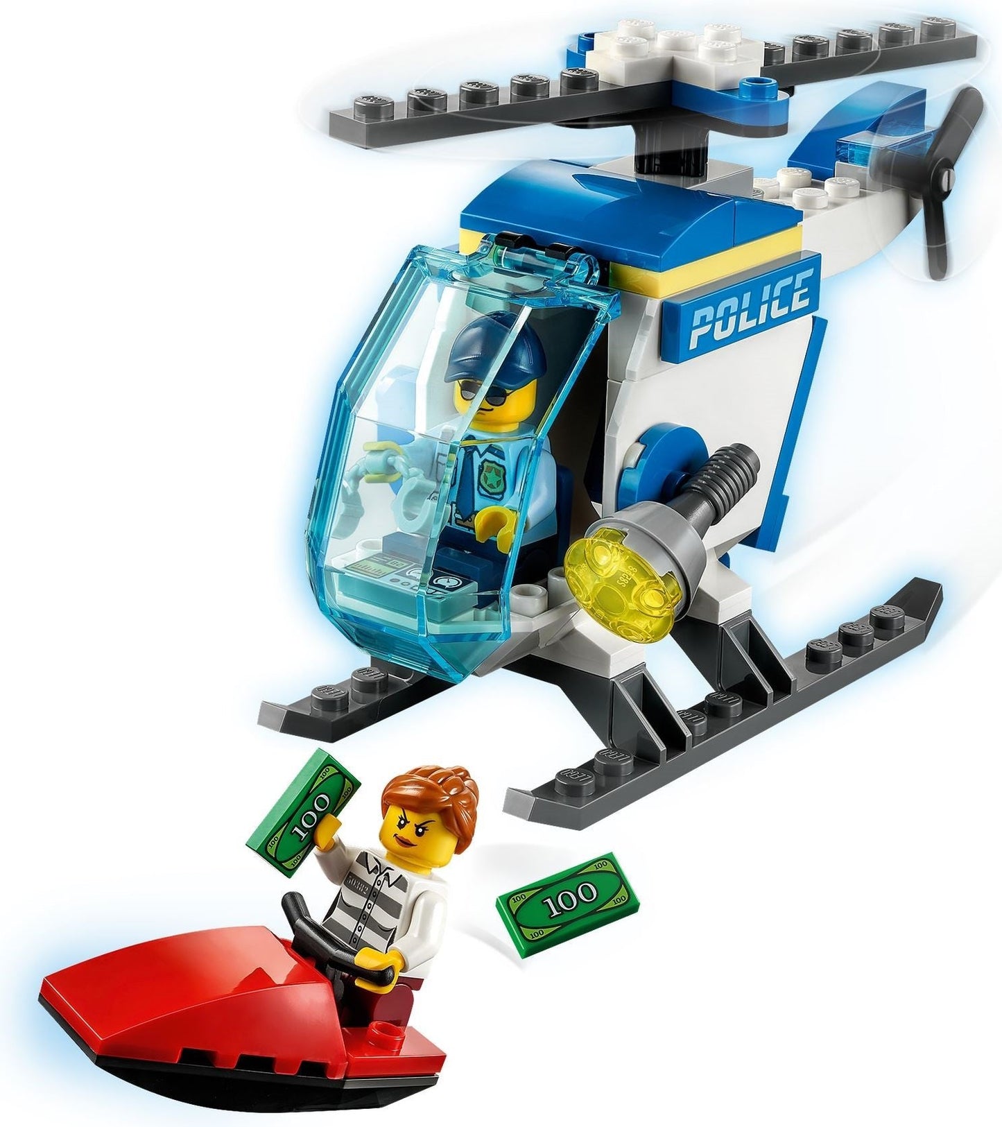 LEGO 60275 Police Helicopter Chase 4+ Building Toy Set