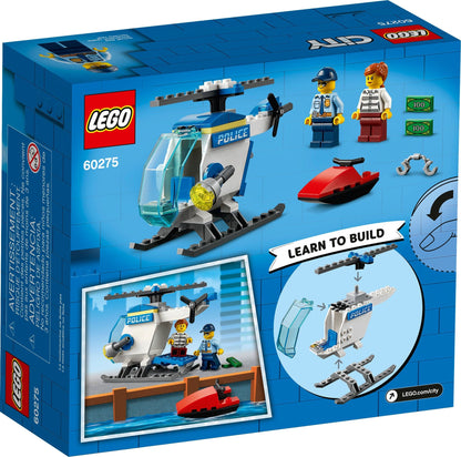 LEGO 60275 Police Helicopter Chase 4+ Building Toy Set