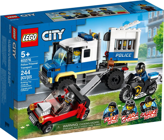 LEGO 60276 Police Prisoner Transport Truck - City Police Chase Toy