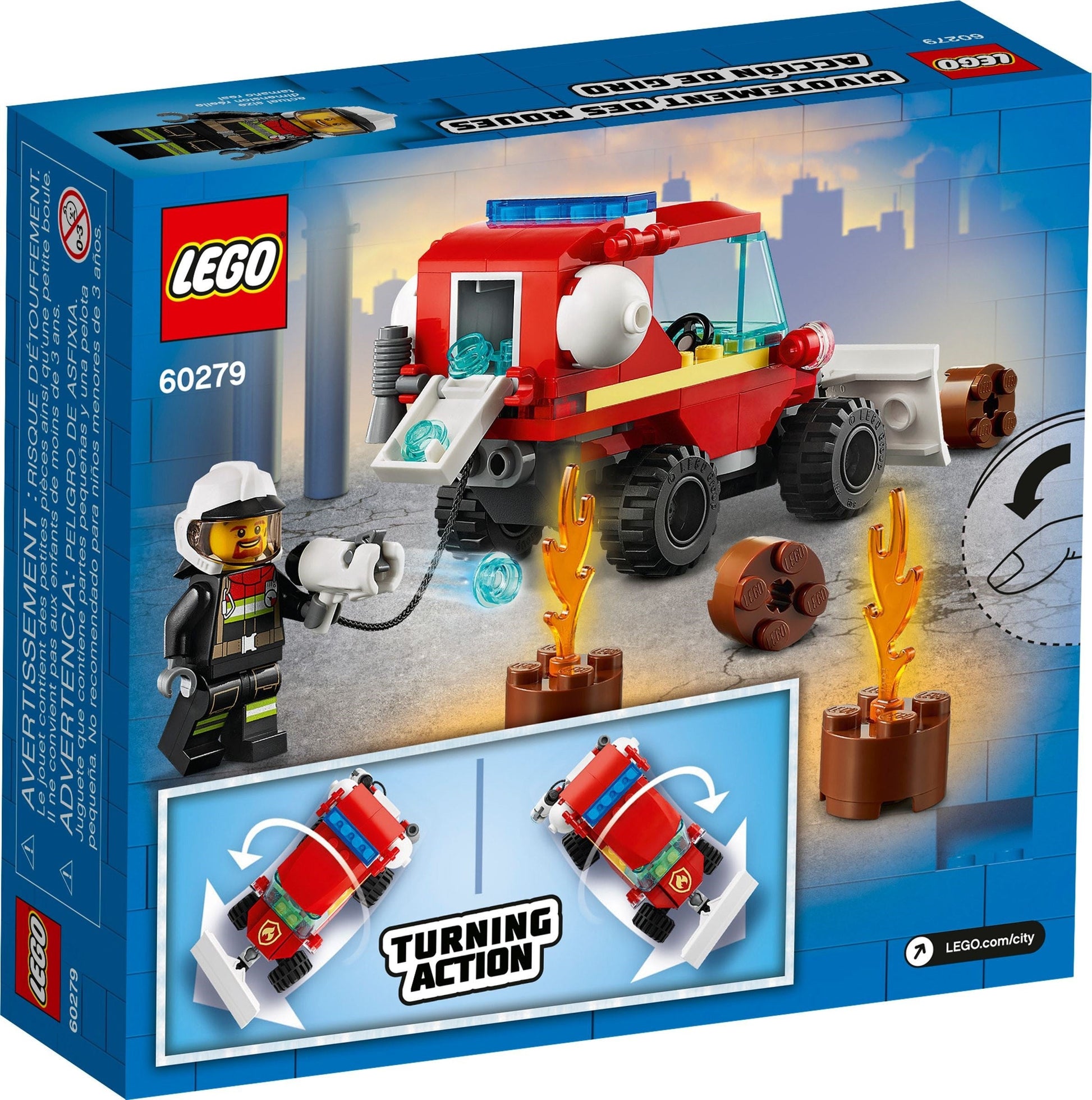 Lego City 60279 Fire Hazard Truck- Auzzi Store
