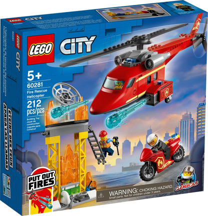 LEGO City Series 60281 Fire Rescue Helicopter- Auzzi Store