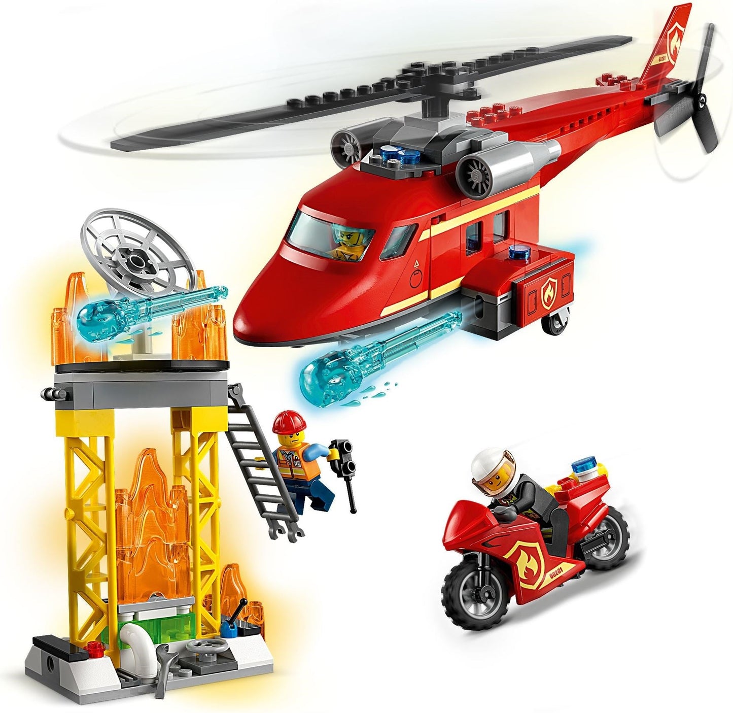 LEGO City Series 60281 Fire Rescue Helicopter- Auzzi Store