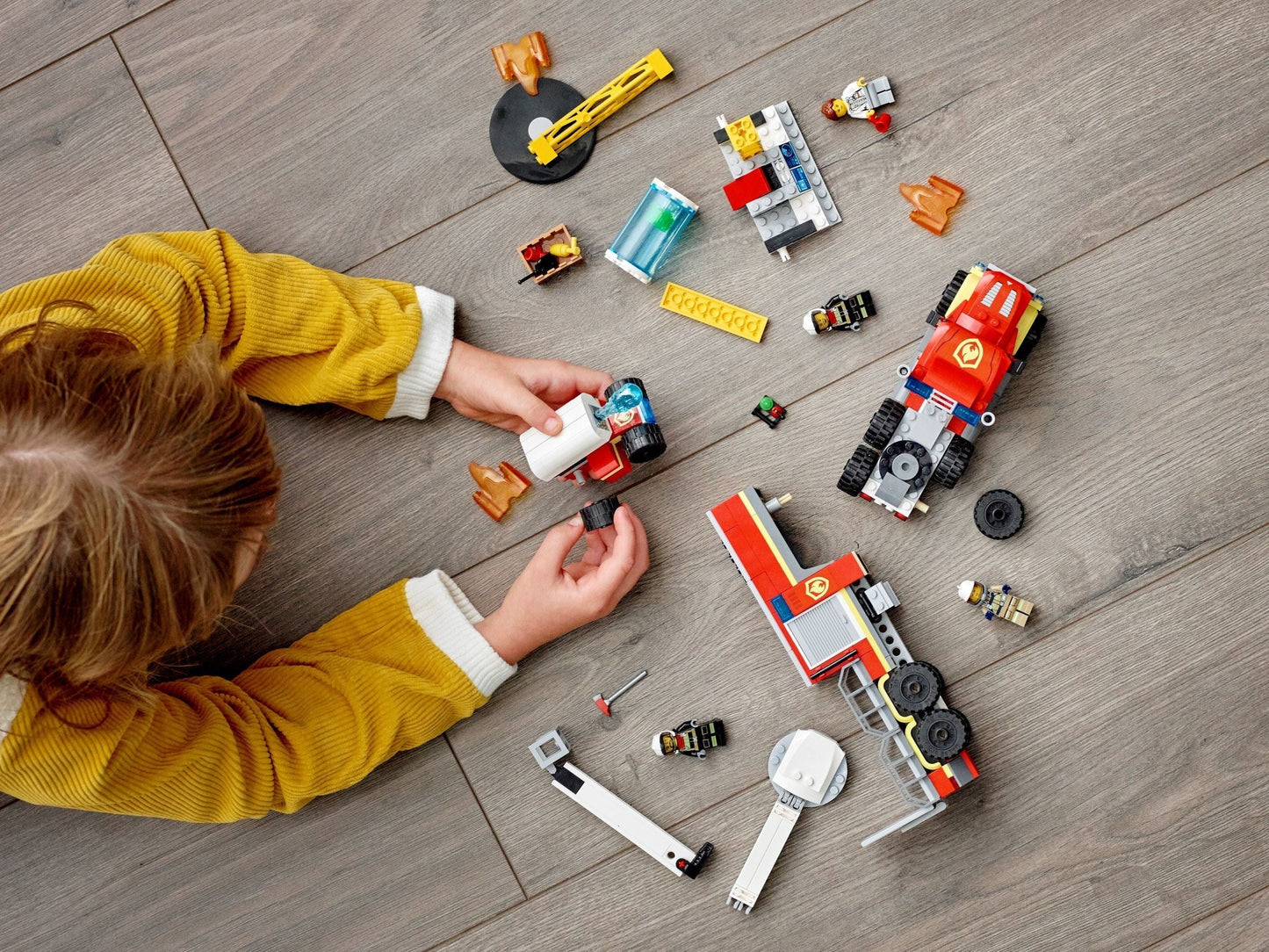 LEGO 60282 Fire Command Unit: City Adventures Fire Truck Toy