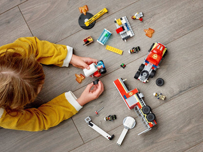LEGO 60282 Fire Command Unit: City Adventures Fire Truck Toy