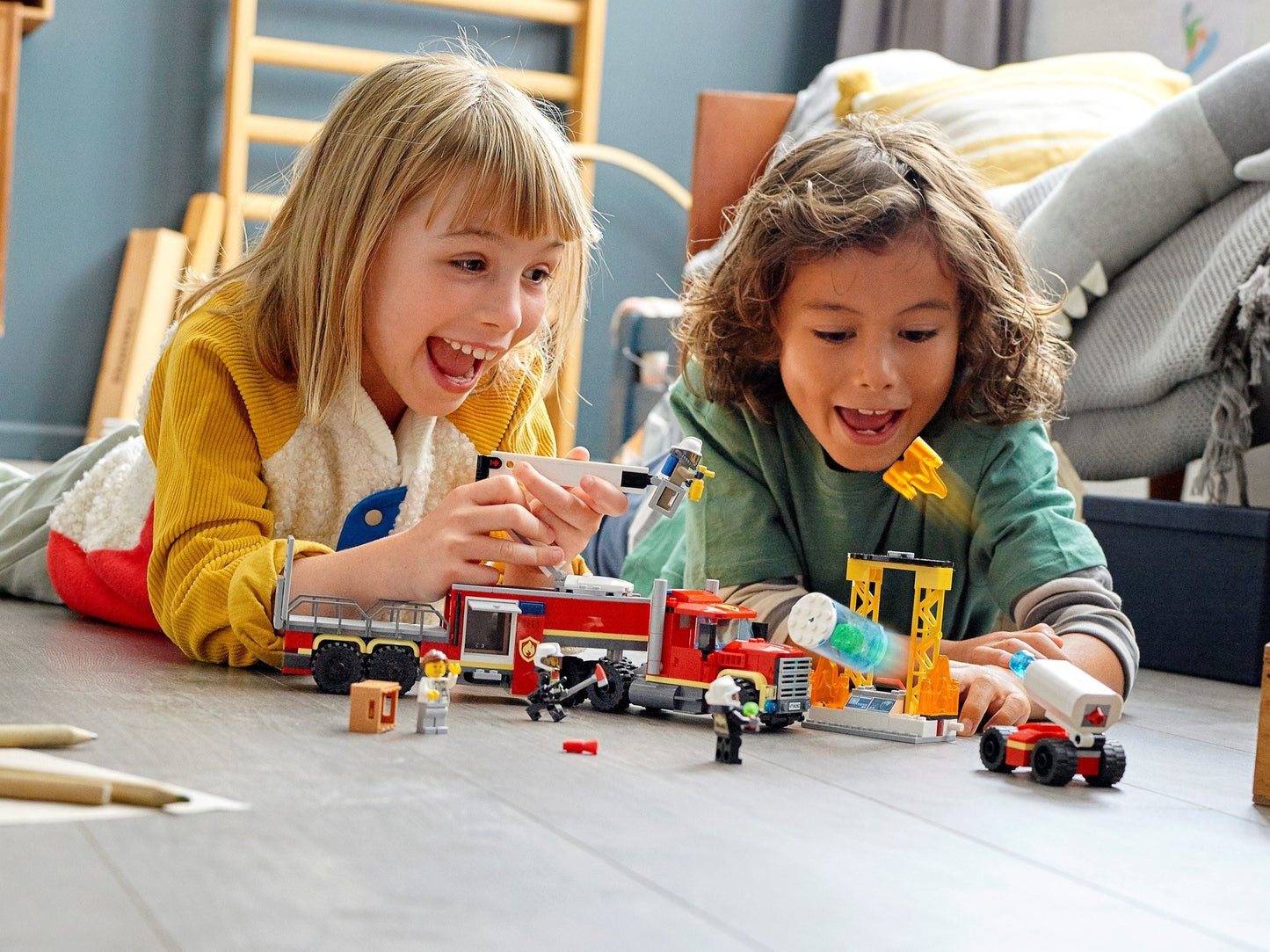 LEGO 60282 Fire Command Unit: City Adventures Fire Truck Toy