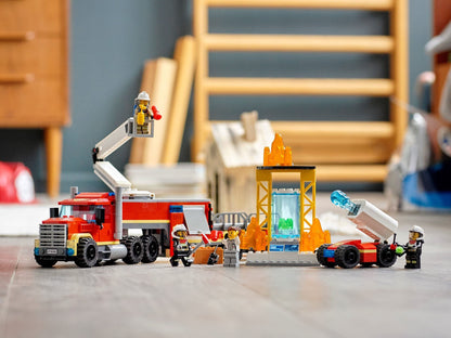 LEGO 60282 Fire Command Unit: City Adventures Fire Truck Toy