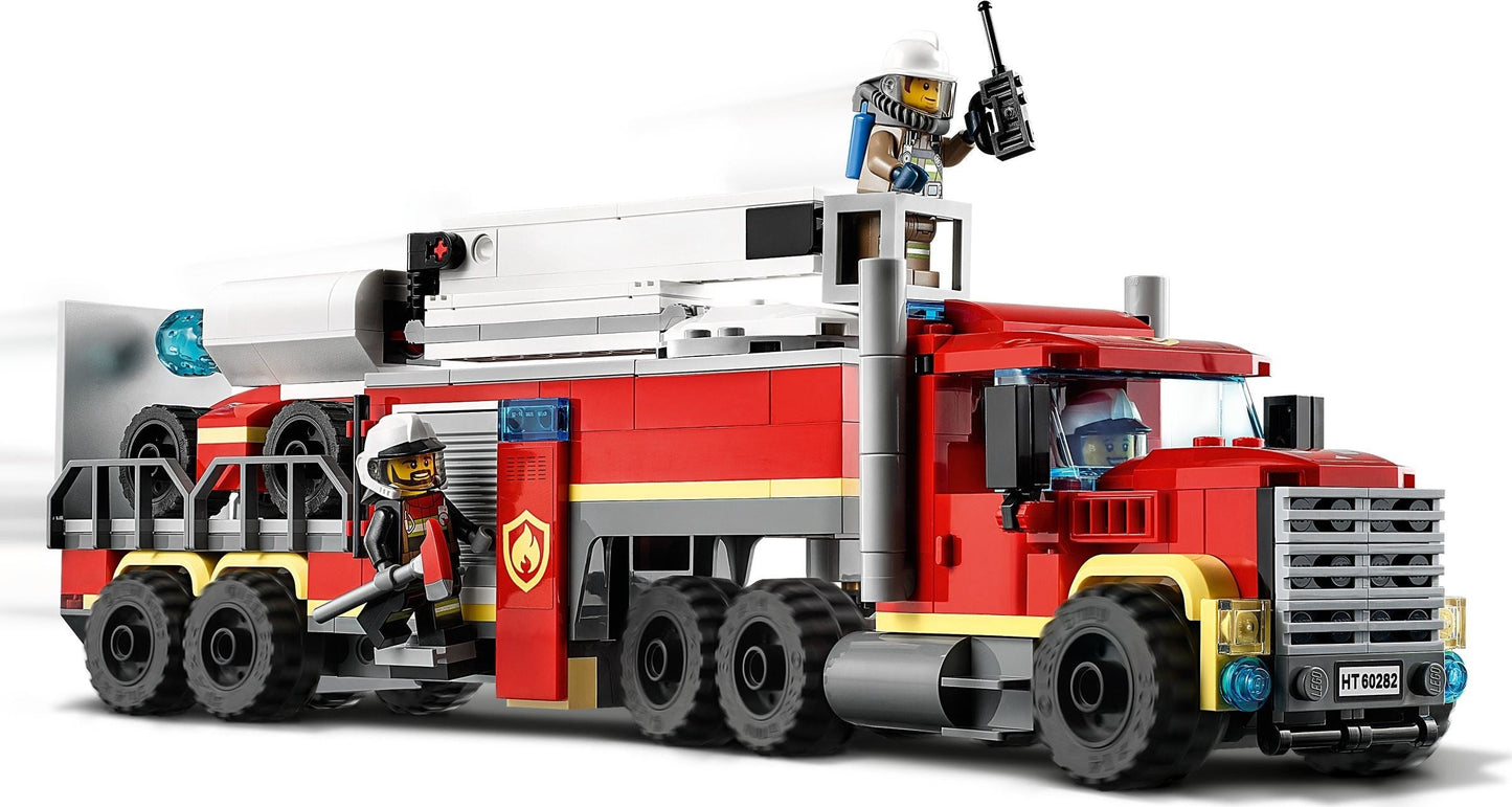 LEGO 60282 Fire Command Unit: City Adventures Fire Truck Toy
