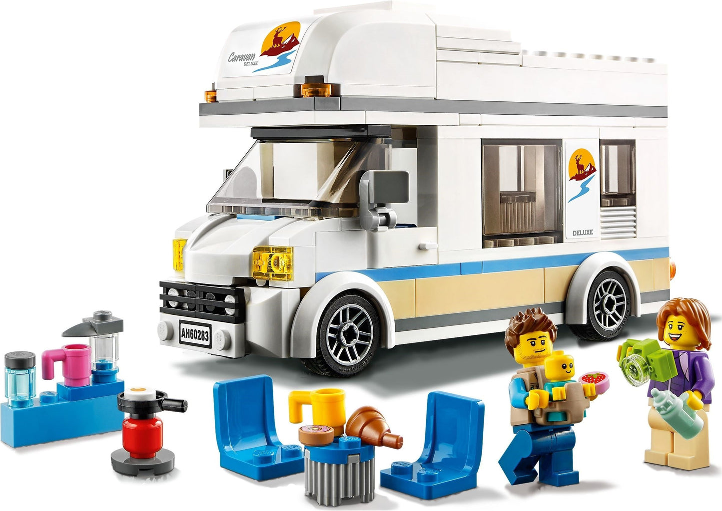 LEGO City Series 60283 Holiday Camper Van- Auzzi Store