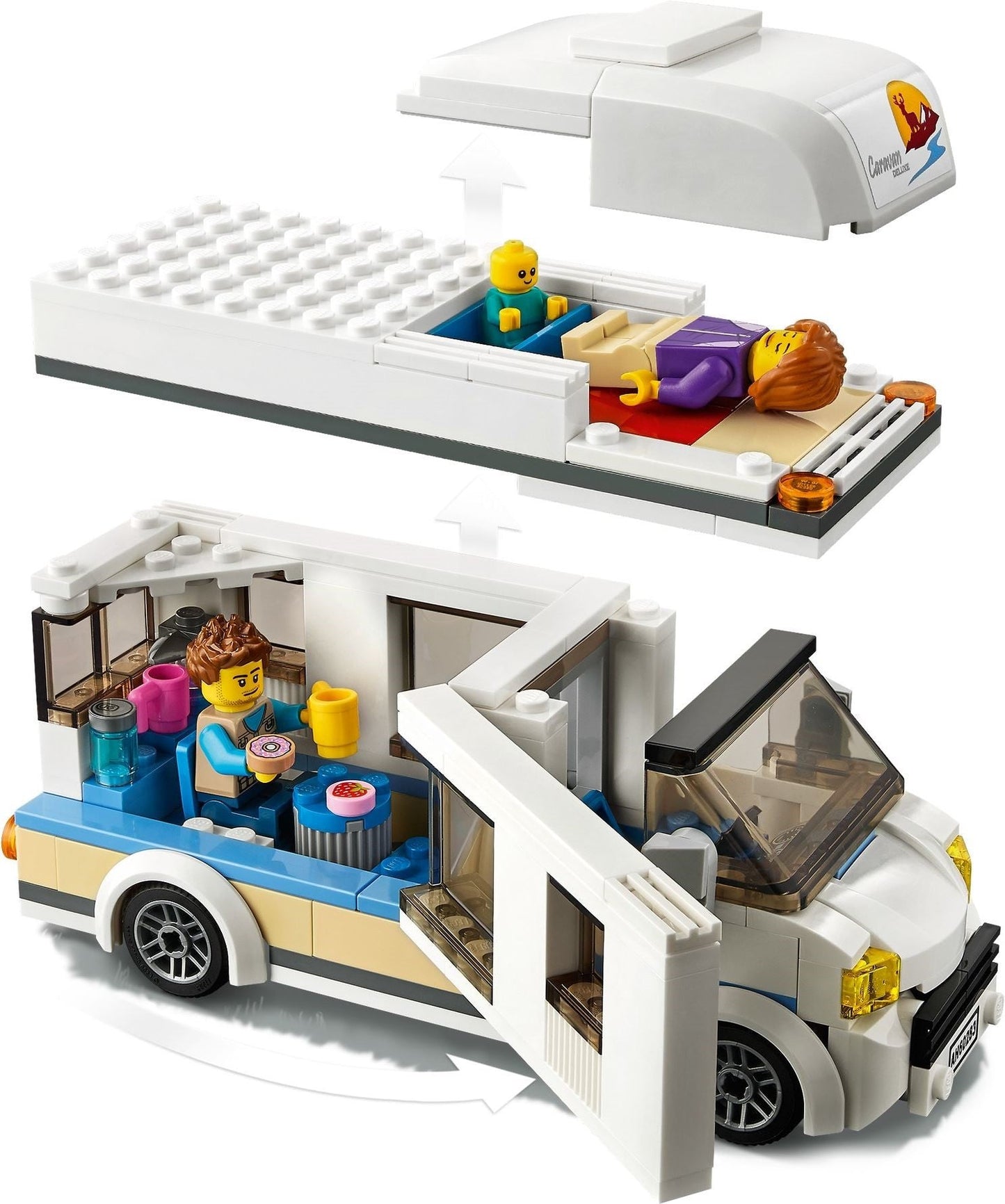 LEGO City Series 60283 Holiday Camper Van- Auzzi Store
