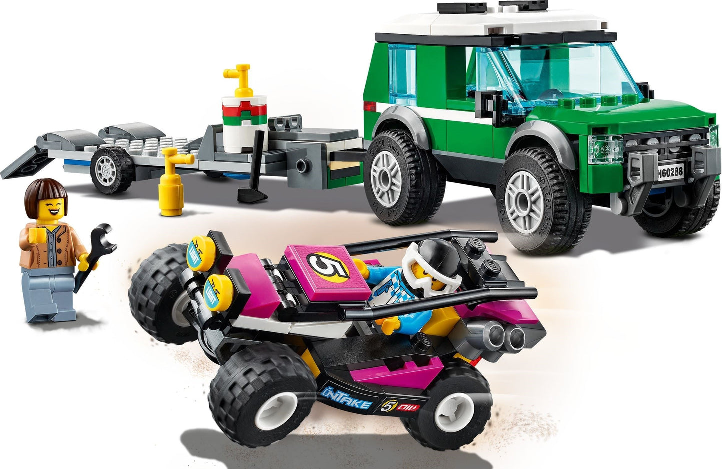 LEGO 60288 Race Buggy Transporter Toy Car Playset