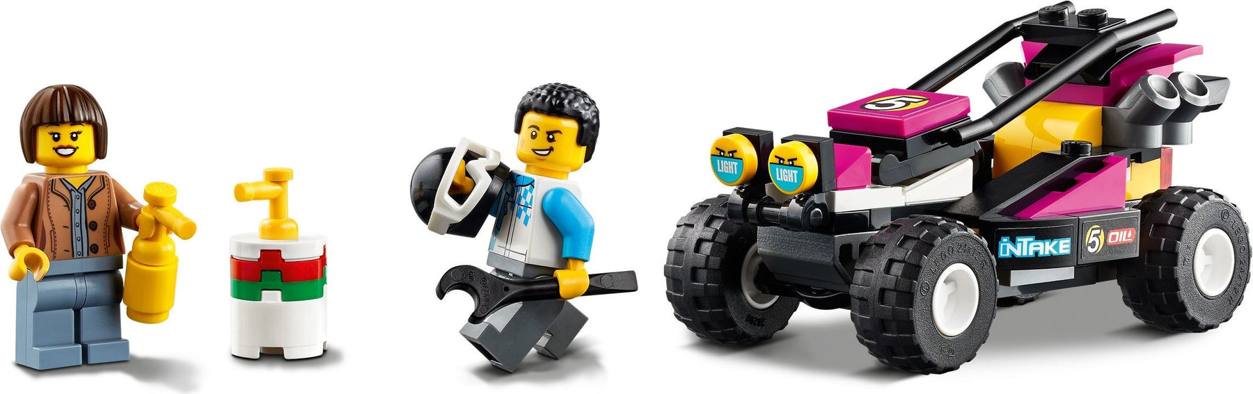 LEGO 60288 Race Buggy Transporter Toy Car Playset - SuperSaverAU - view 3