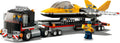 LEGO 60289 Airshow Jet Transporter Toy Plane Playset - SuperSaverAU - view 6
