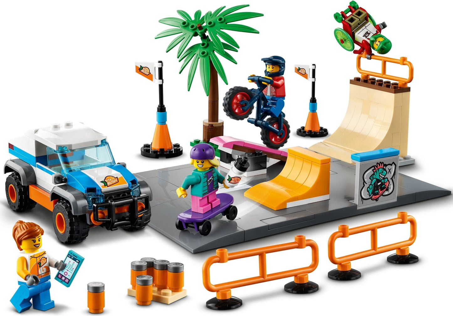 LEGO City Series 60290 Skate Park- Auzzi Store