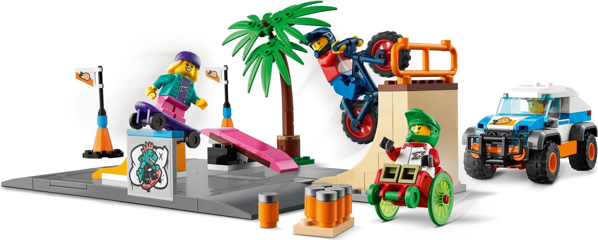 LEGO City Series 60290 Skate Park- Auzzi Store