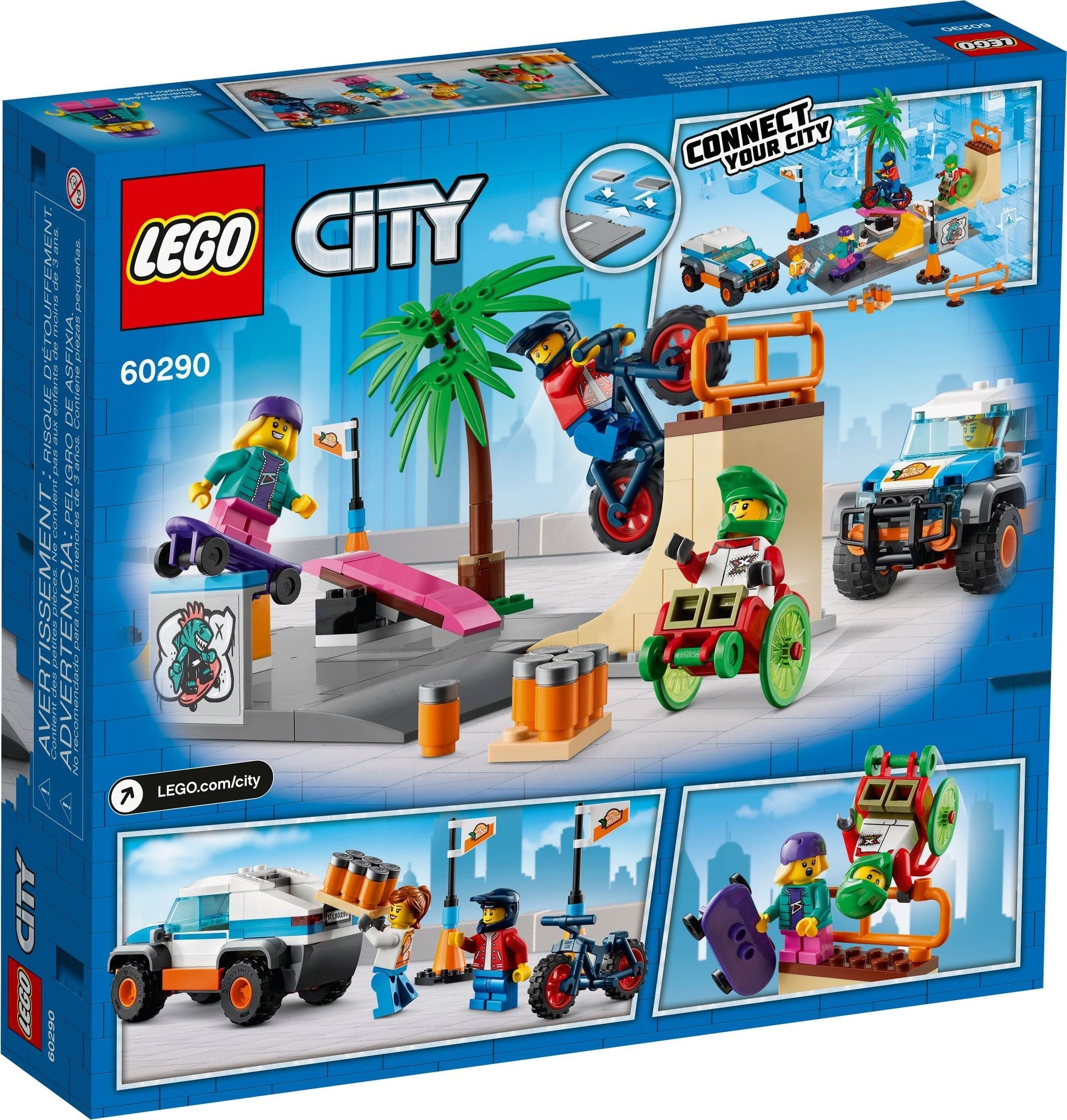 LEGO City Series 60290 Skate Park- Auzzi Store