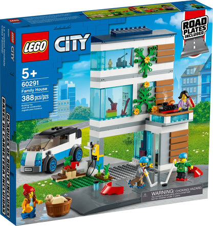 LEGO 60291 Family House: Eco-Friendly Playset with EV